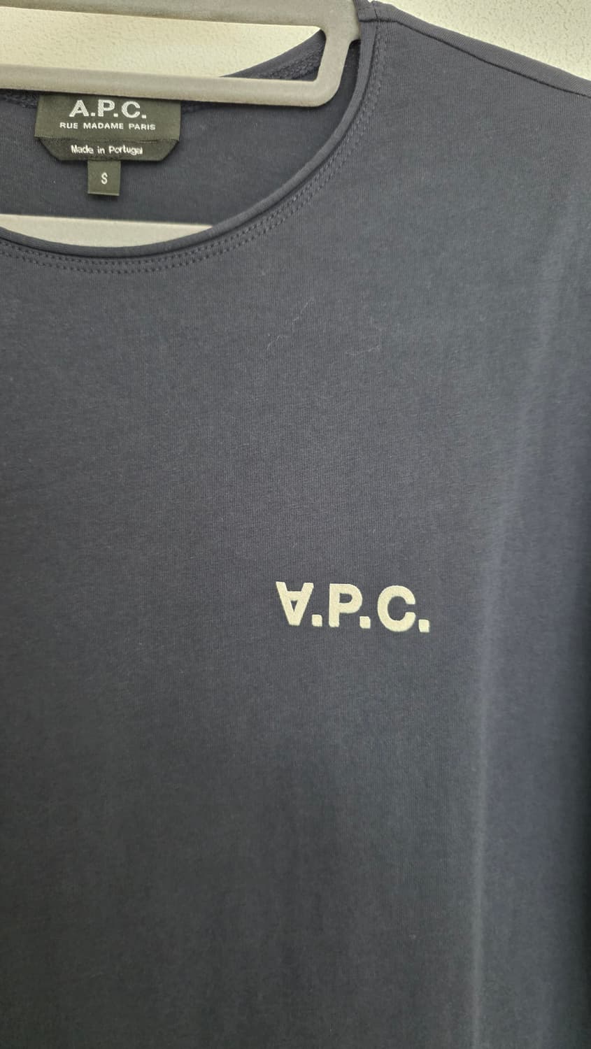 백화점판 / A.P.C. 네이비 V.P.C. 반팔티 S 상품이미지4