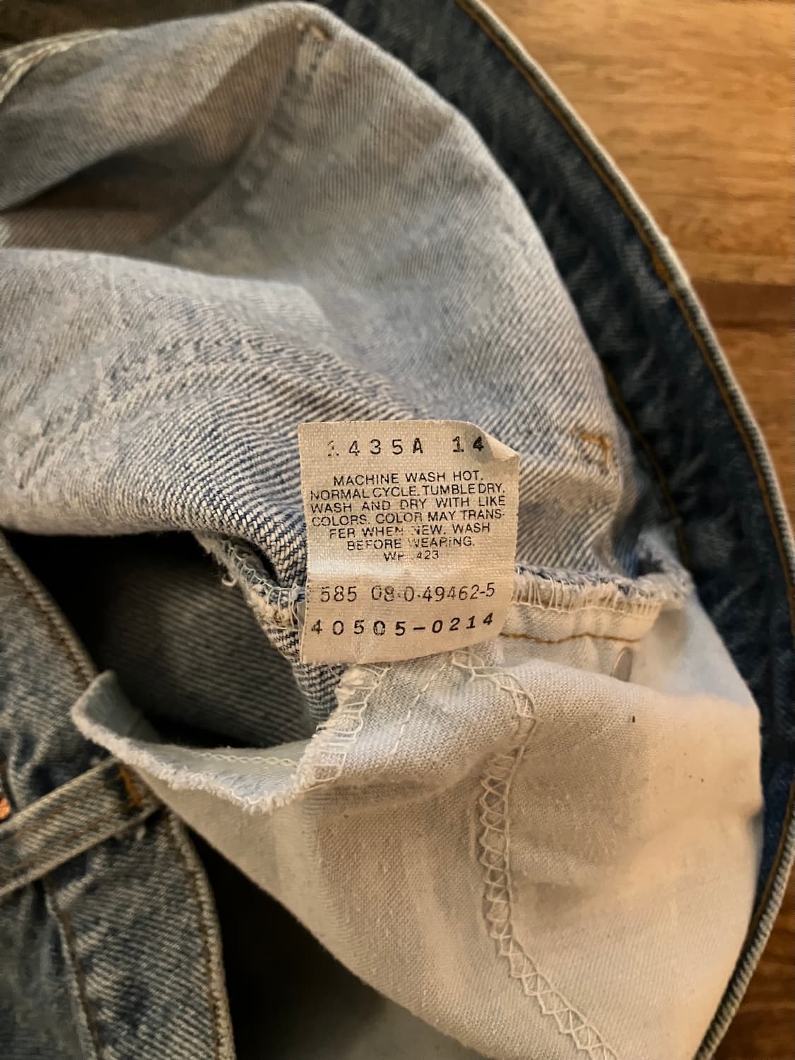 90s USA 빈티지 리바이스 505 데님 팬츠 상품이미지10