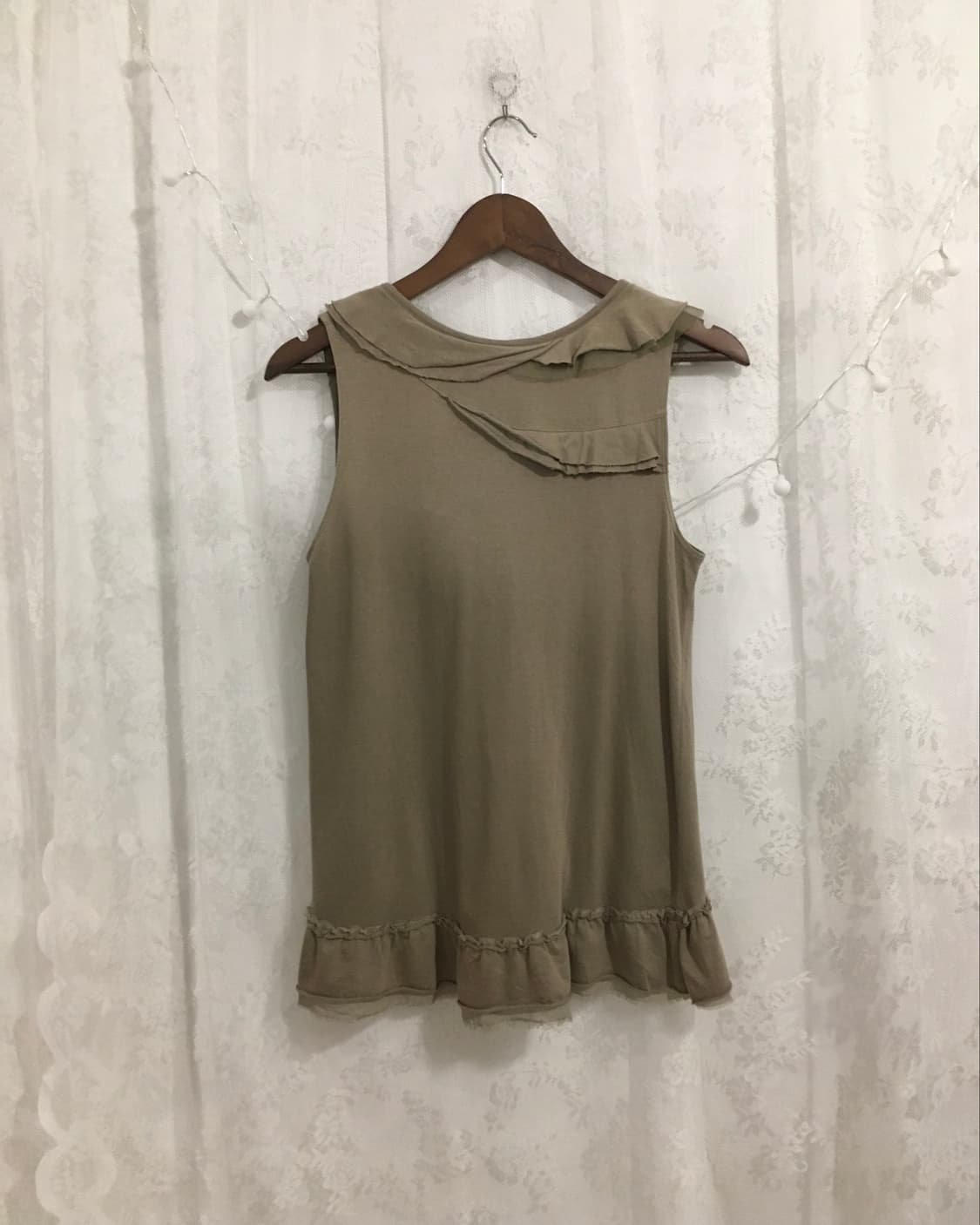 JPN grunge frill sleeveless top 상품이미지8