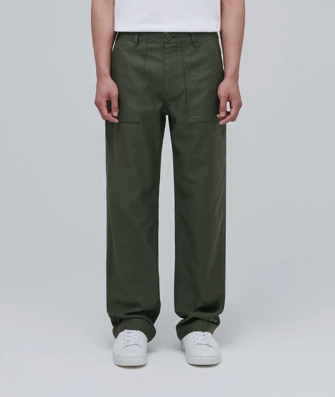 무탠다드 카키 퍼티그 팬츠 상품이미지1