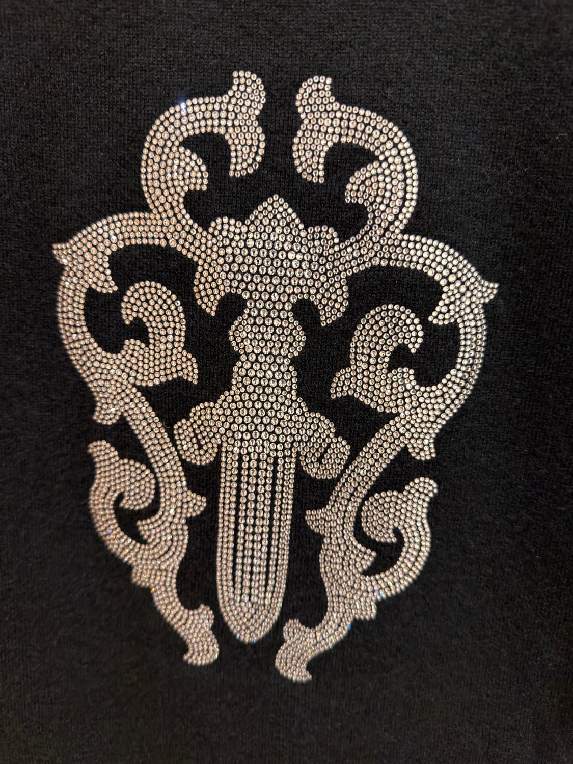 크롬하츠 캐시미어 대거 비즈 자수 브이넥 니트 상품이미지3