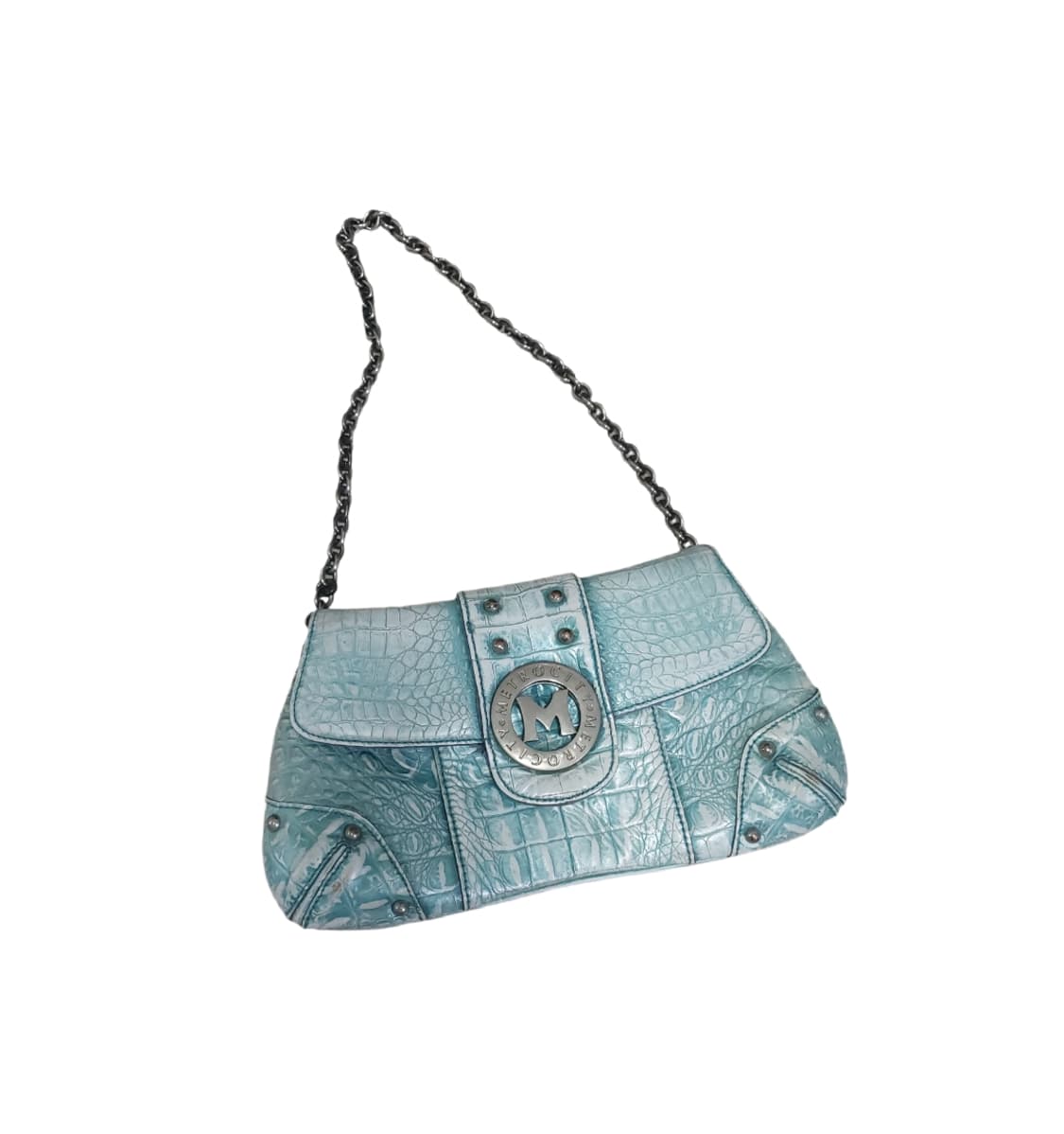 Metro city Crocodile Shoulder Bag Purse 상품이미지1