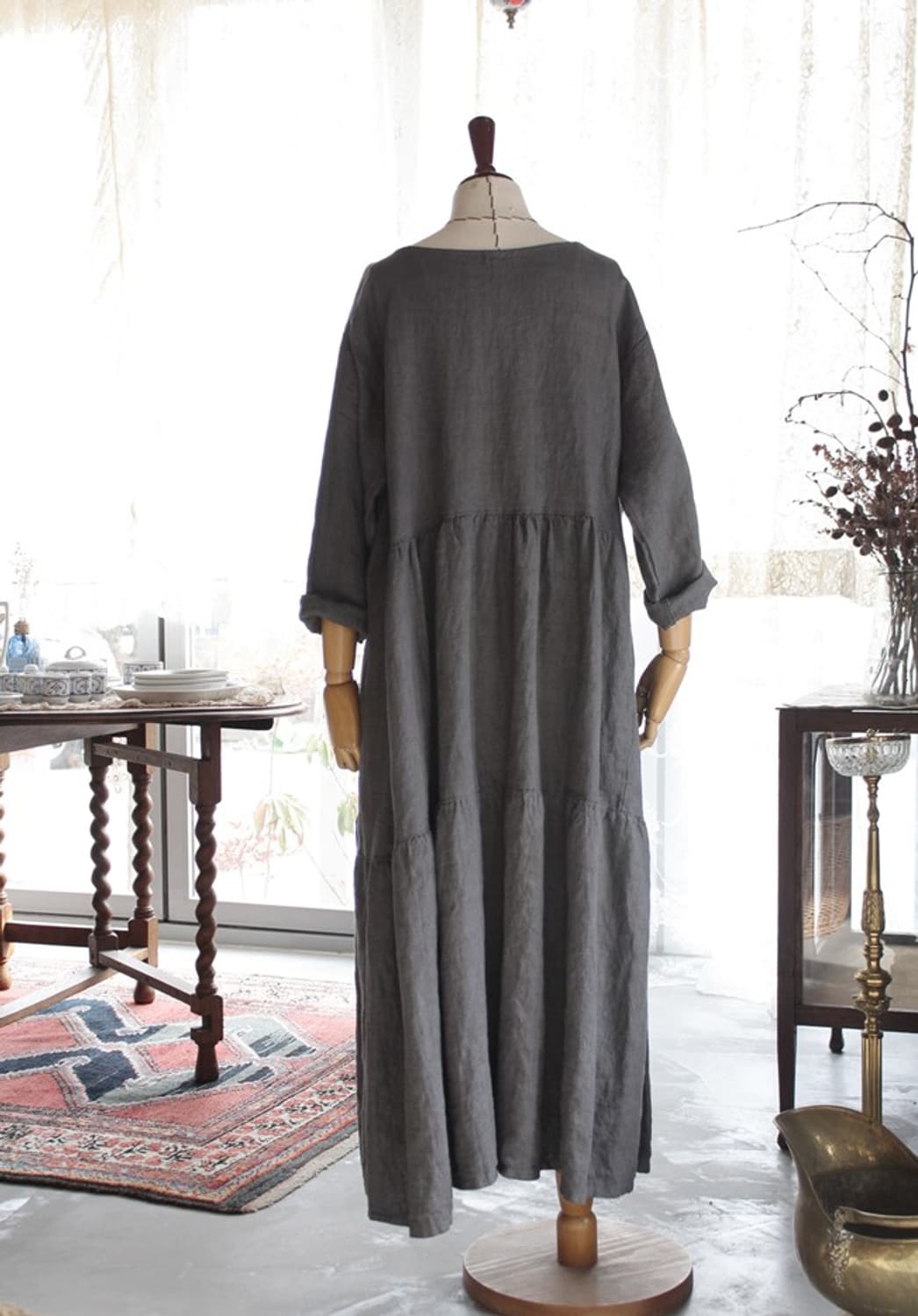 리튜아니아 리넨 원피스 (made in italy) 상품이미지2