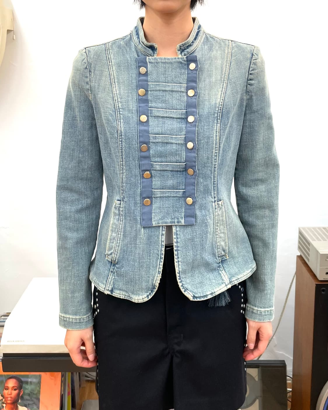 [36] 엠포리오 아르마니 데님 나폴레옹 자켓 상품이미지4