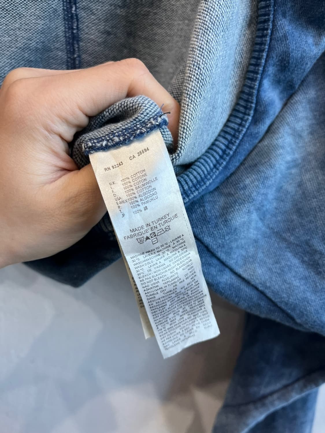 DIESEL 크롭 후드 볼레로 가디건 상품이미지7