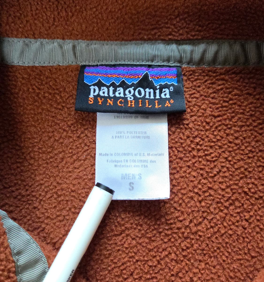 (S)파타고니아 브라운 신칠라 플리스 자켓 상품이미지4