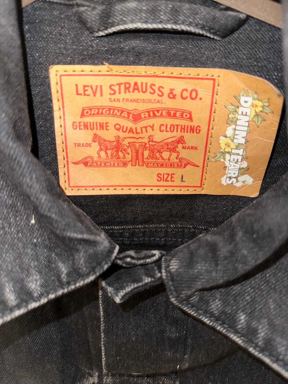 데님티어스 리바이스 데님자켓 L  상품이미지3