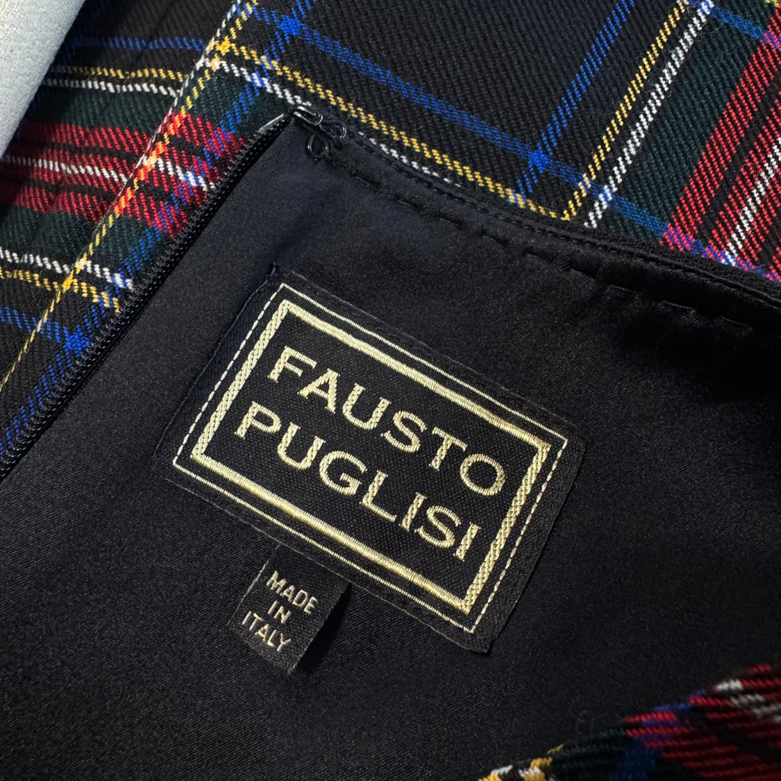 파우스토 푸글리시 울 체크 드레스 상품이미지3