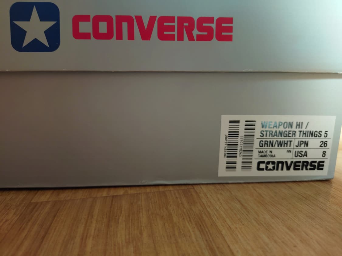 컨버스 x 기묘한이야기 웨폰 하이(260) 상품이미지9