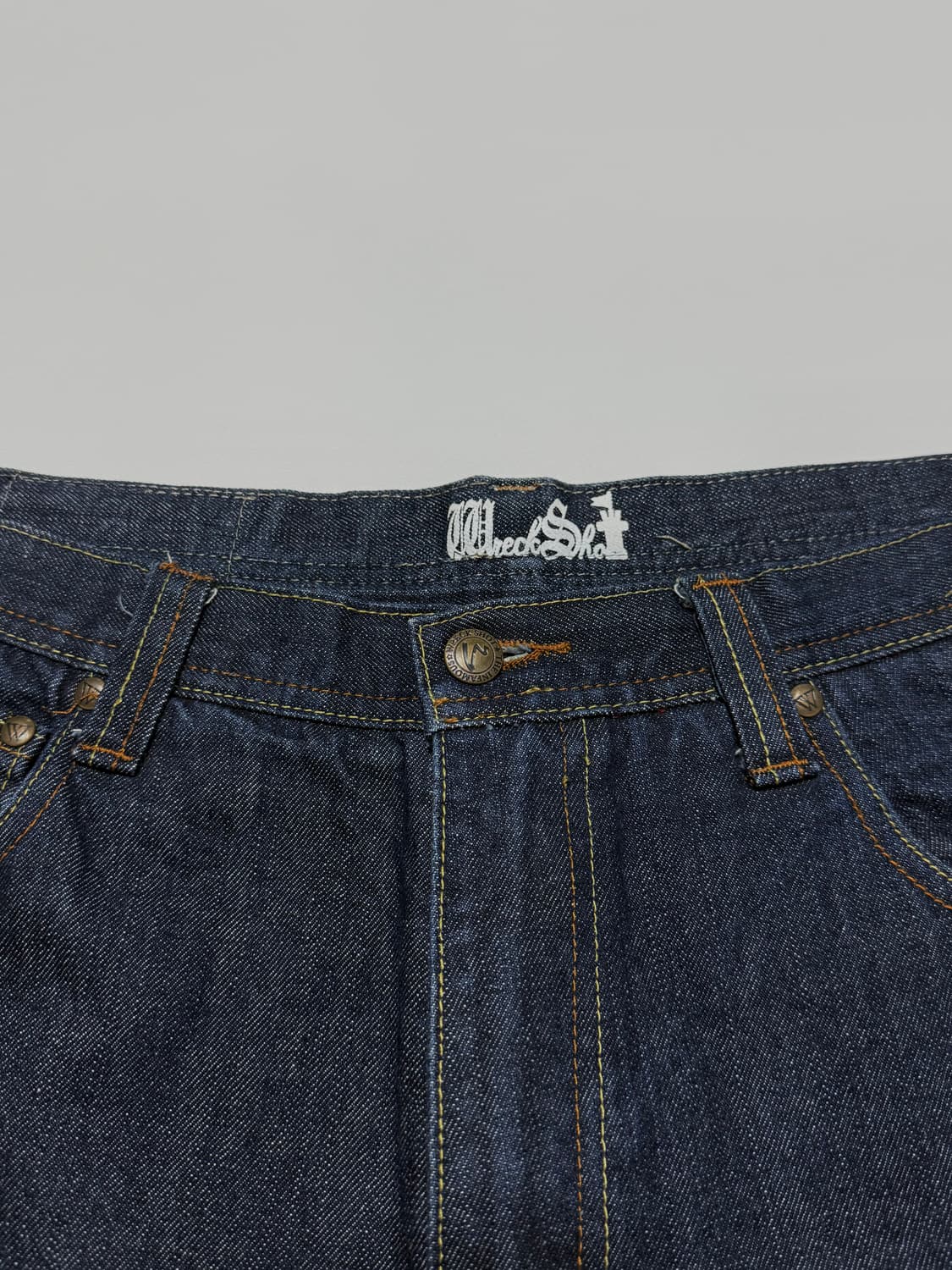 Wreck Shot 빈티지 프린팅 데님 팬츠 34 상품이미지5