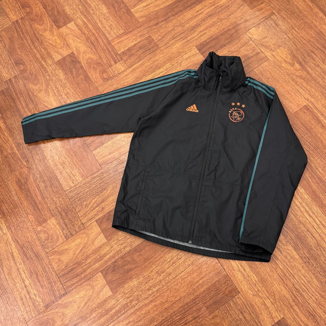 3XL 해외판 아디다스 아약스 19-20 올웨더 바람막이 자켓  상품이미지2