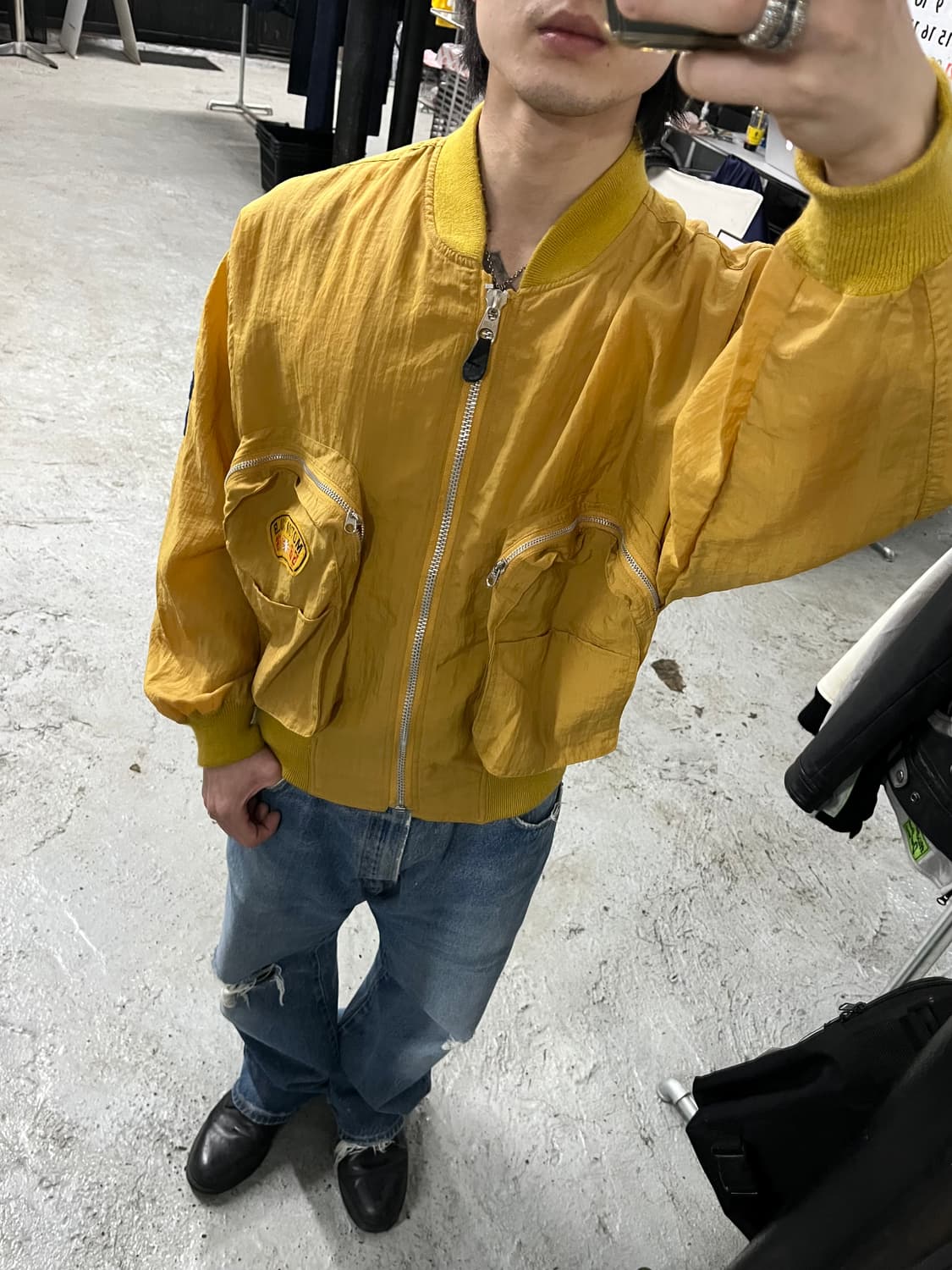 The Rider racing bomber jacket 상품이미지3