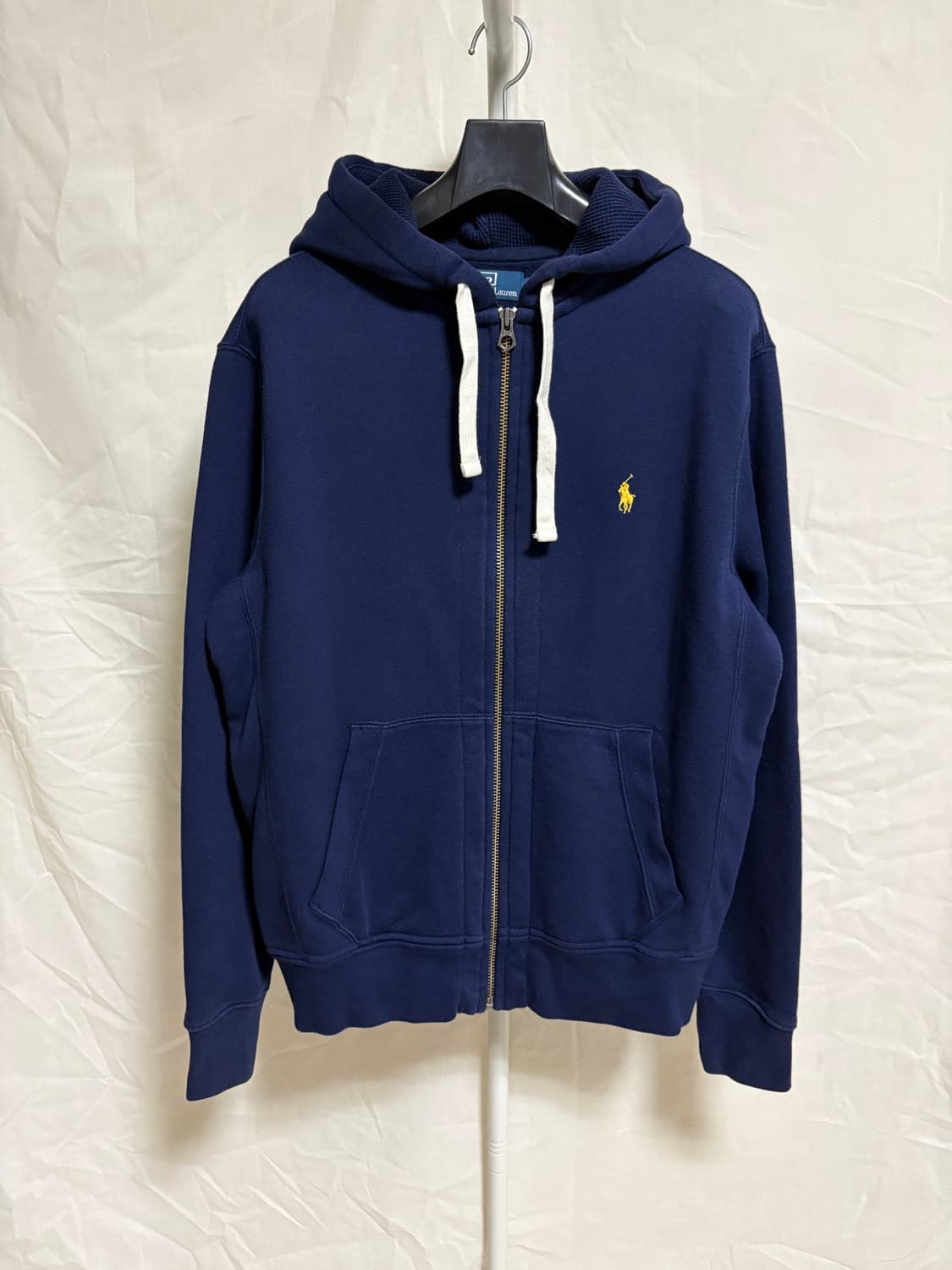 폴로 랄프로렌 코튼 기모 후드집업 / 네이비, L 상품이미지1