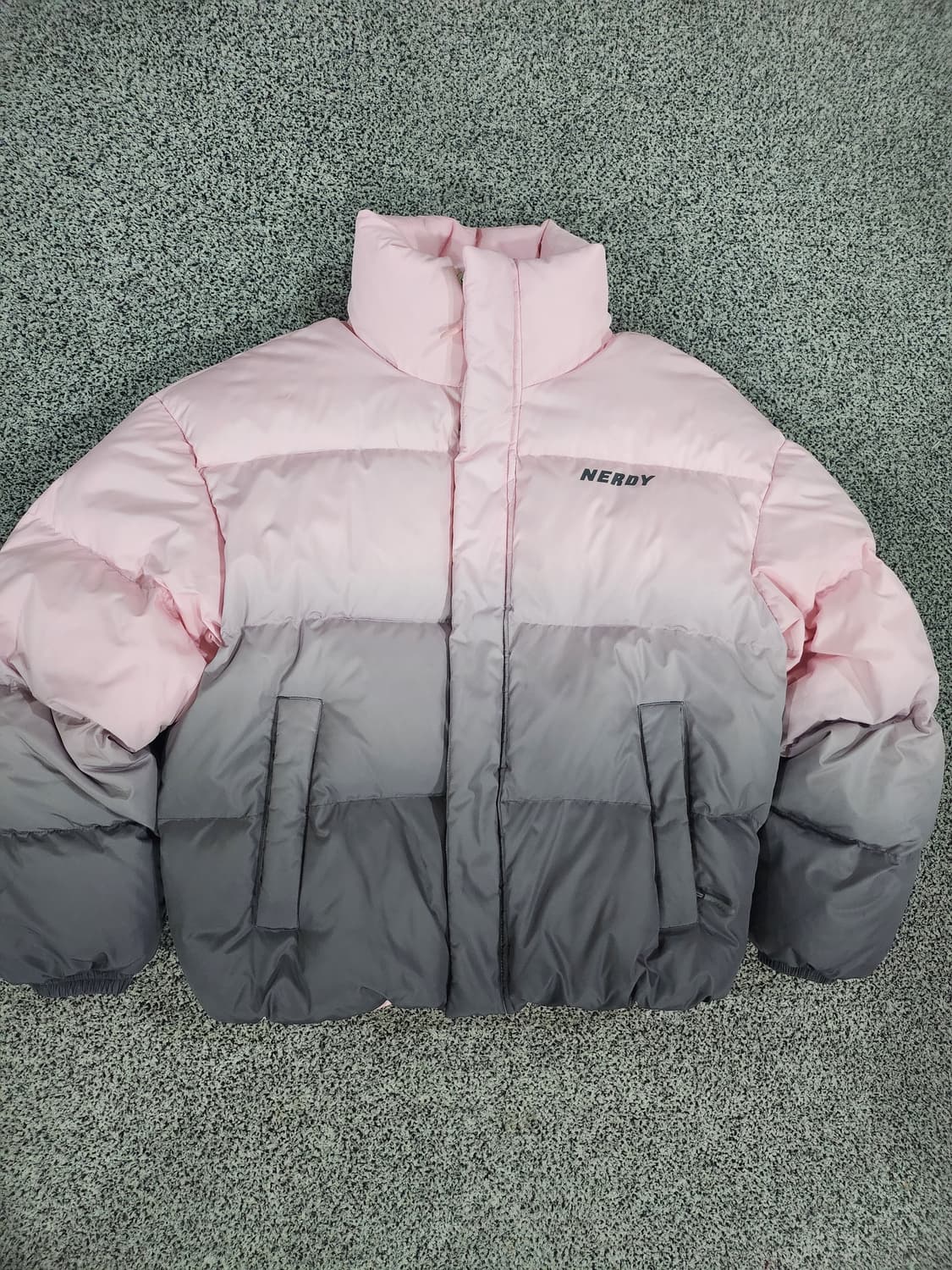 널디 그라데이션 숏패딩 상품이미지1