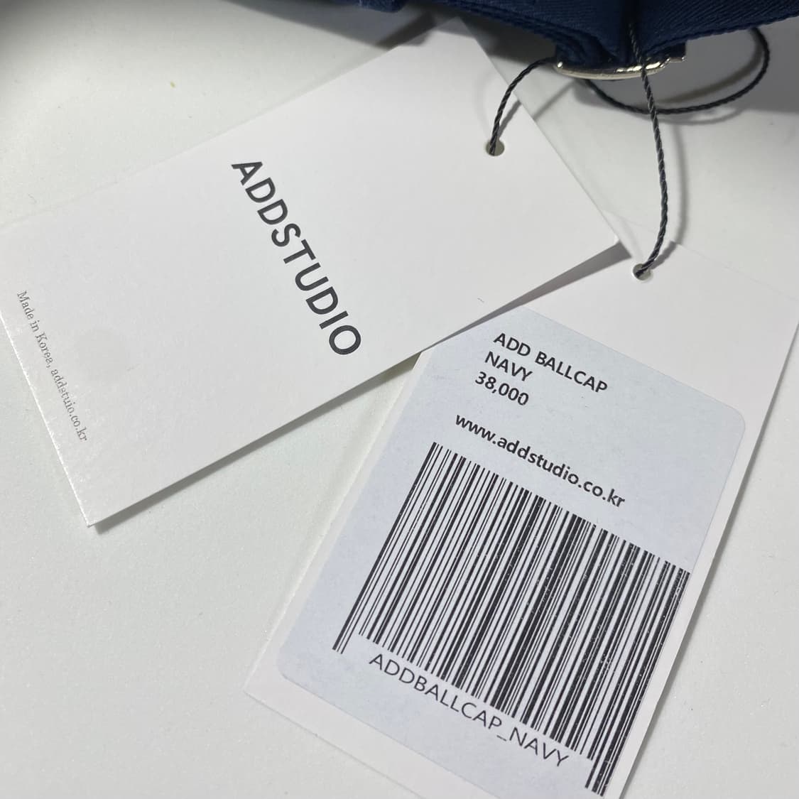 [정품] 애드스튜디오 레터링 자수 볼캡(새제품) 상품이미지7