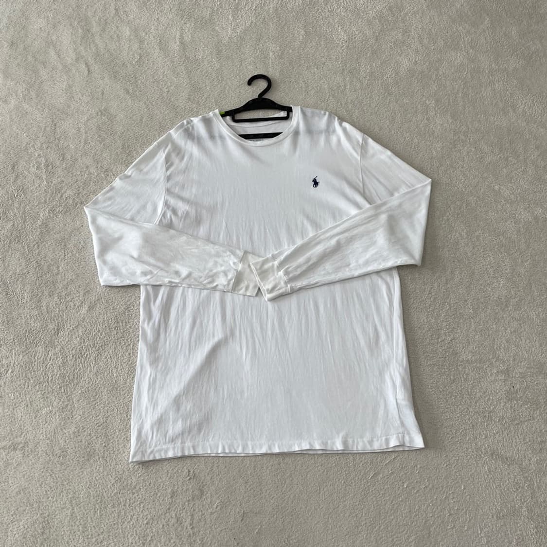 XL 폴로 화이트 롱슬리브 긴팔 상품이미지1