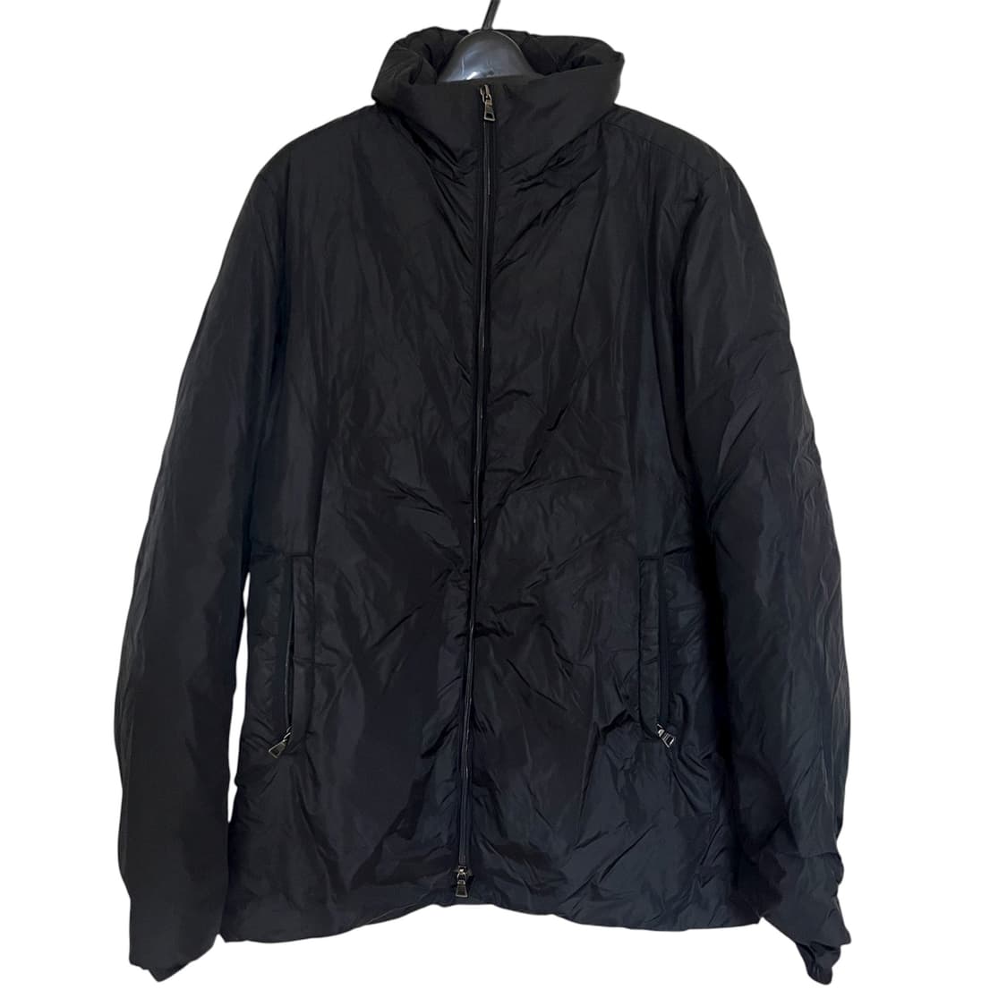 [XL] prada sports 프라다 스포츠 다운 자켓 블랙 패딩 상품이미지1