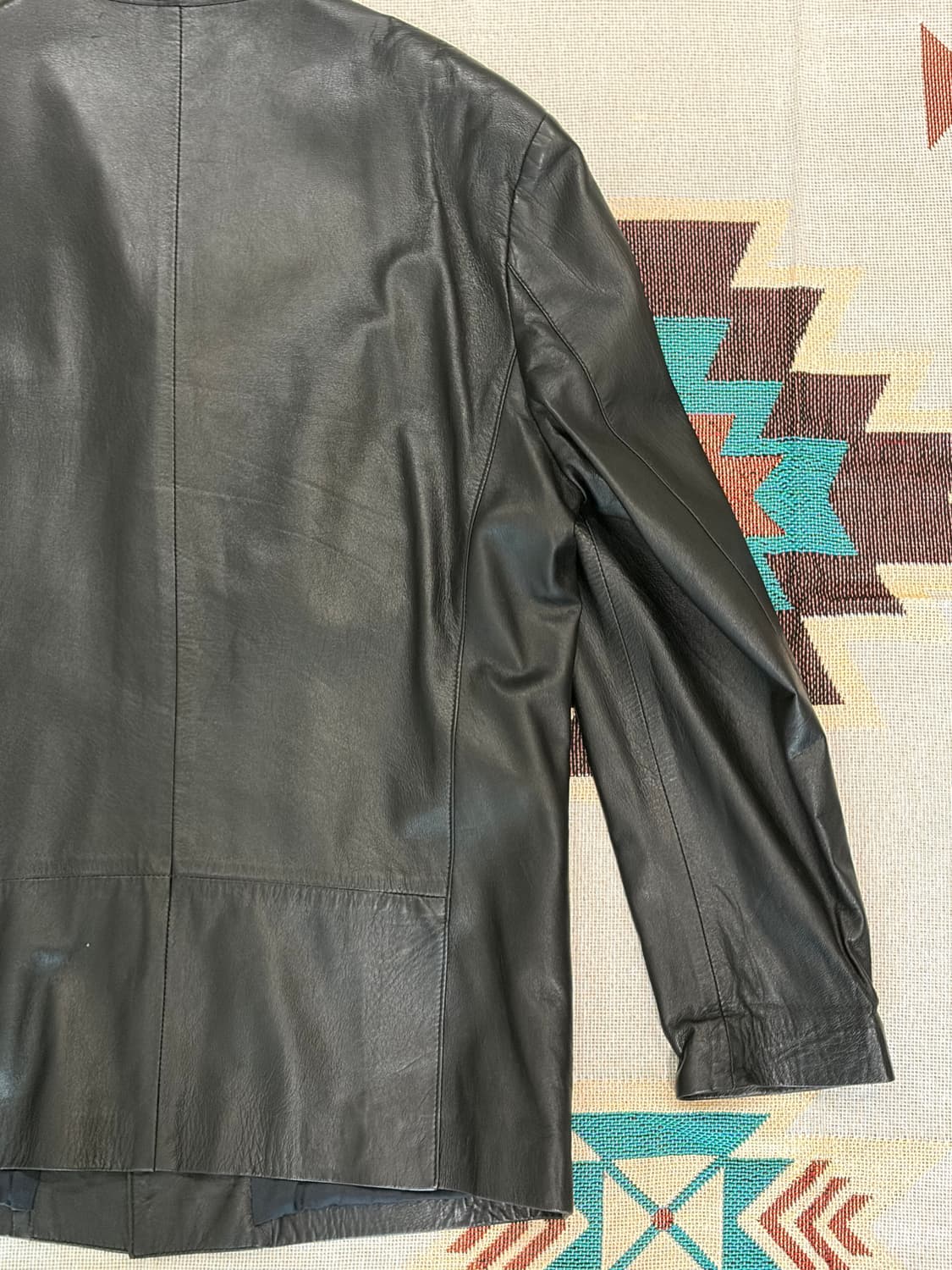 90s Centromoda 이태리 레더 블레이저 카코트 상품이미지6