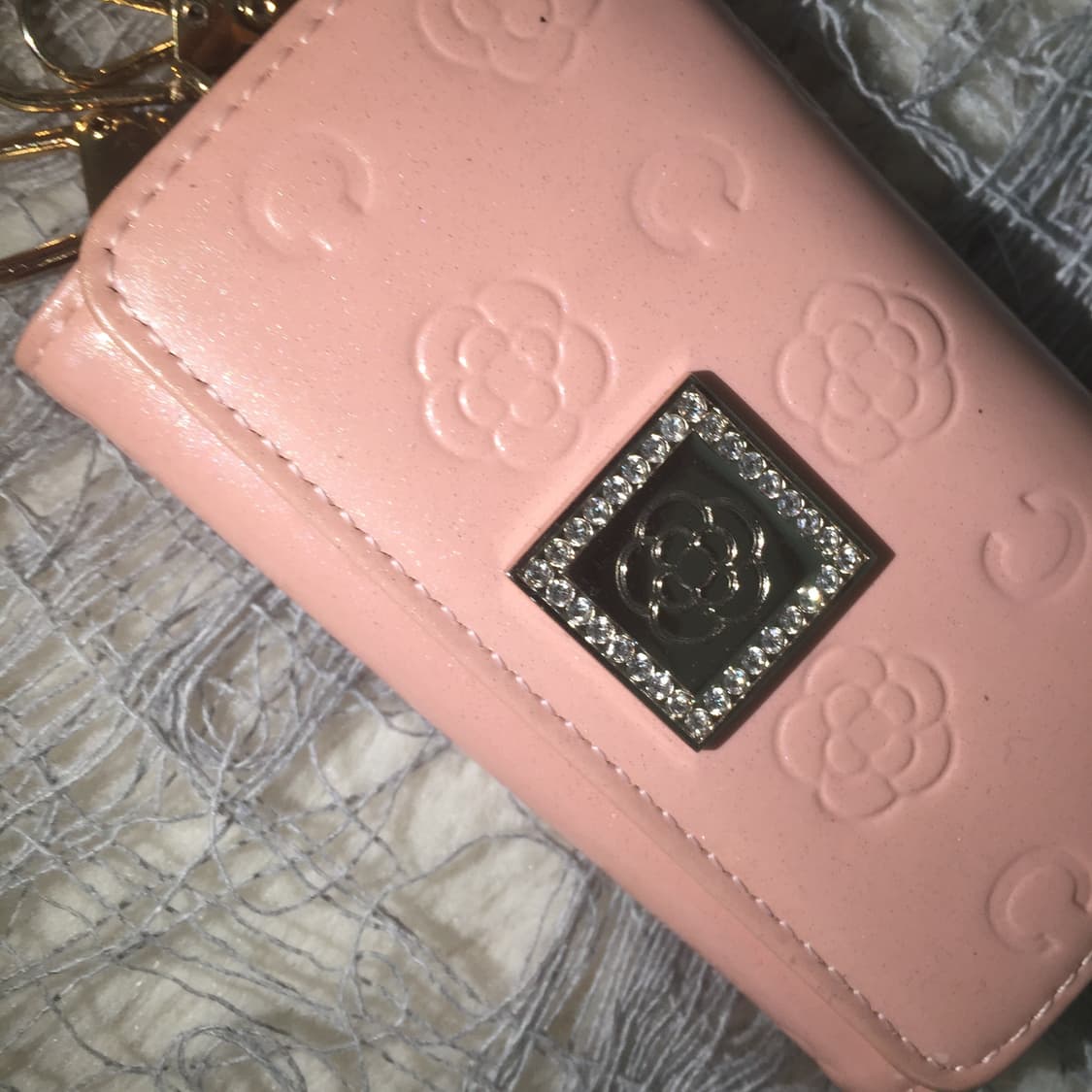 CLATHAS pink rose keyring card wallet 상품이미지10