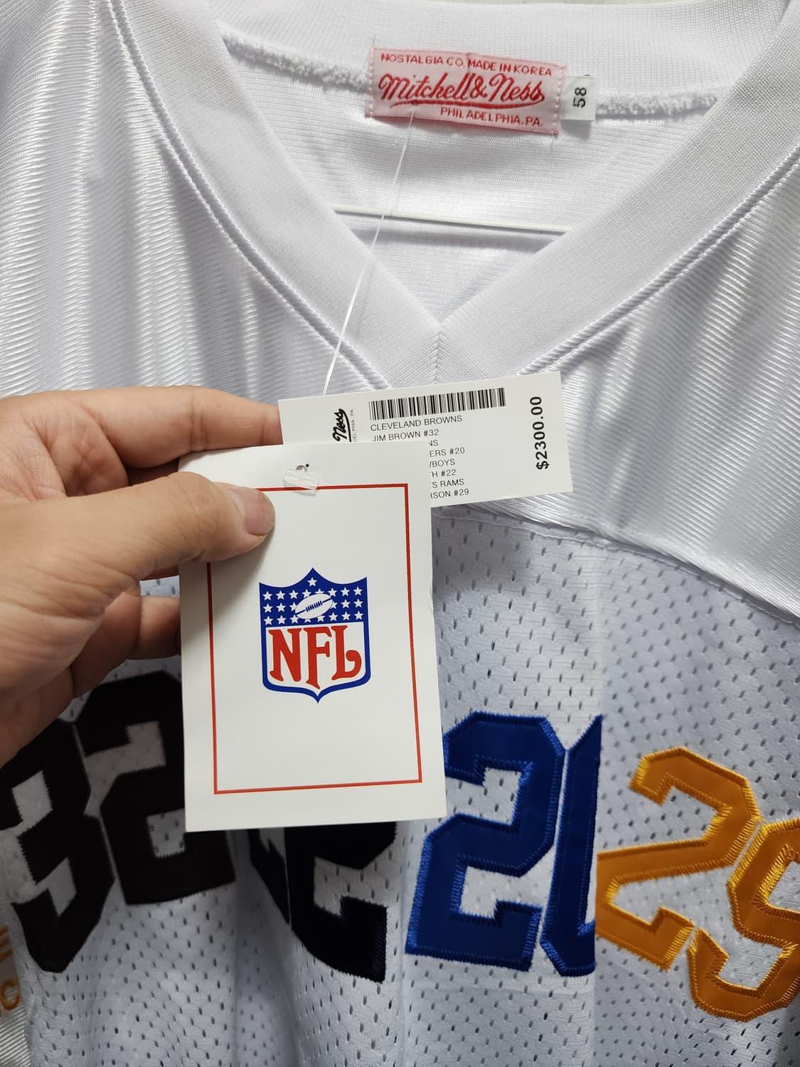 (새상품) 미첼앤네스 x NFL 리미티드에디션 져지 상품이미지9