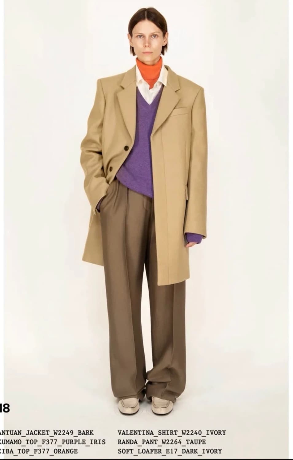 The row 22fw gail long coat 상품이미지5