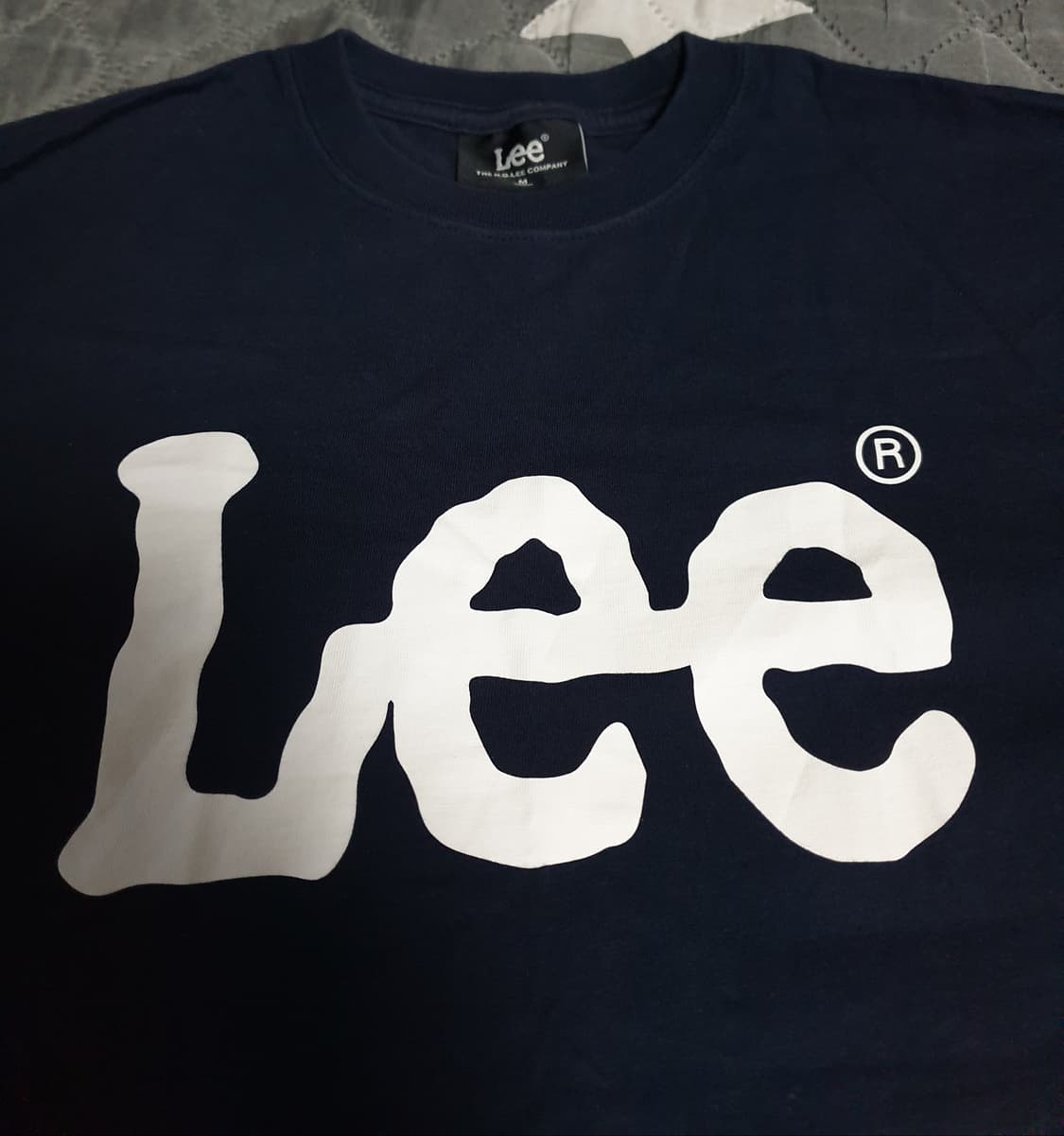 LEE 빅 레터링 로고 반팔티 네이비 (M) 상품이미지2