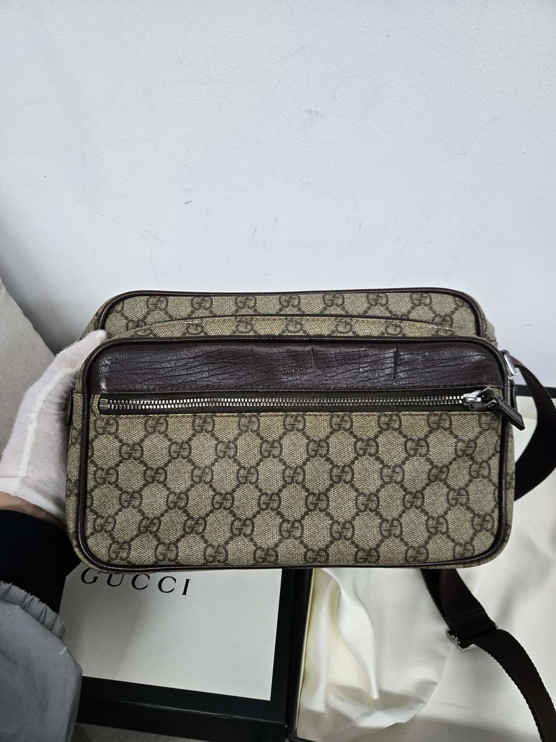 [보증서 정품] 구찌 시그니처 메신저백 상품이미지1