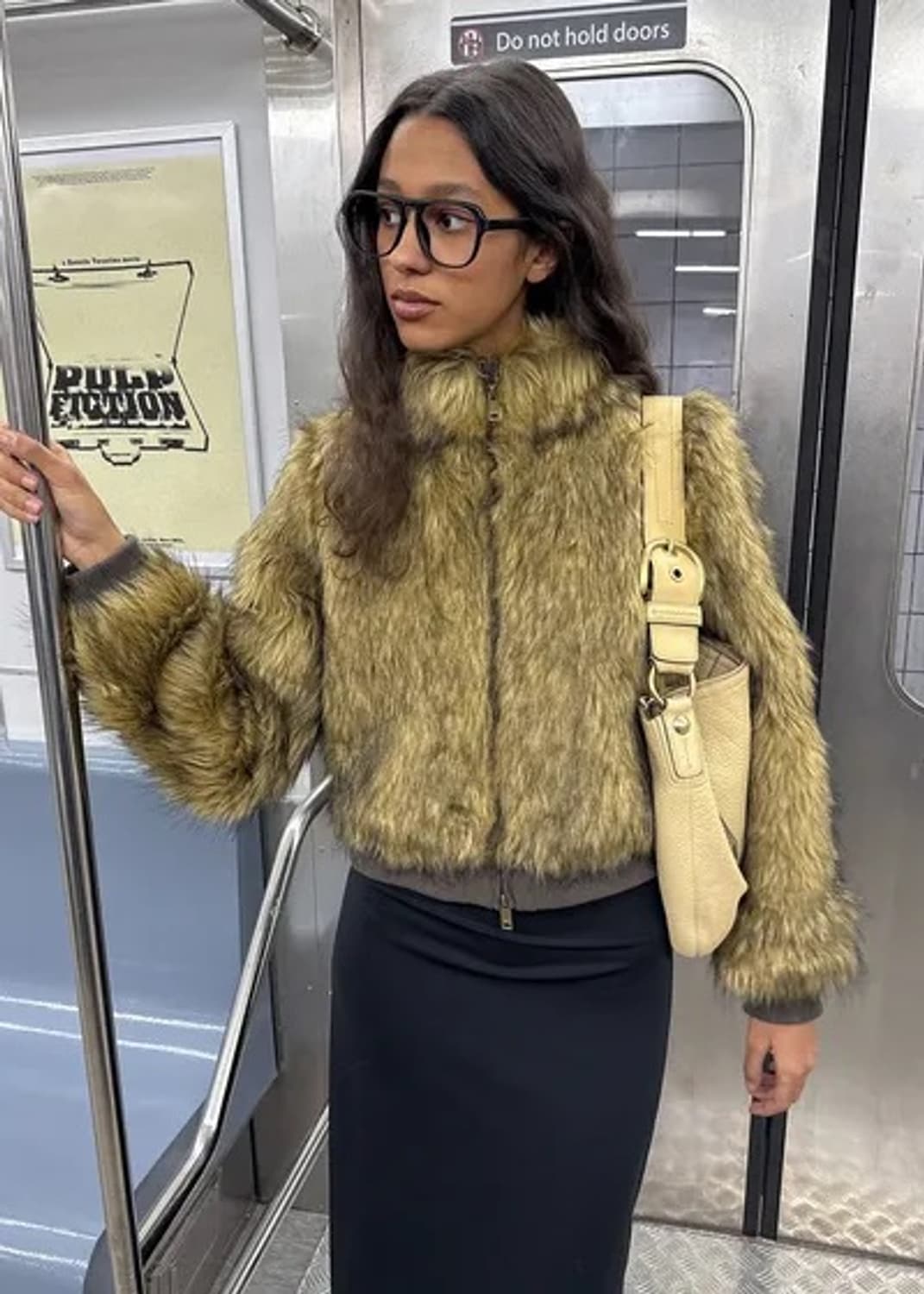 블랙업 라뷰 투톤퍼 하이넥 점퍼 퍼자켓 상품이미지1