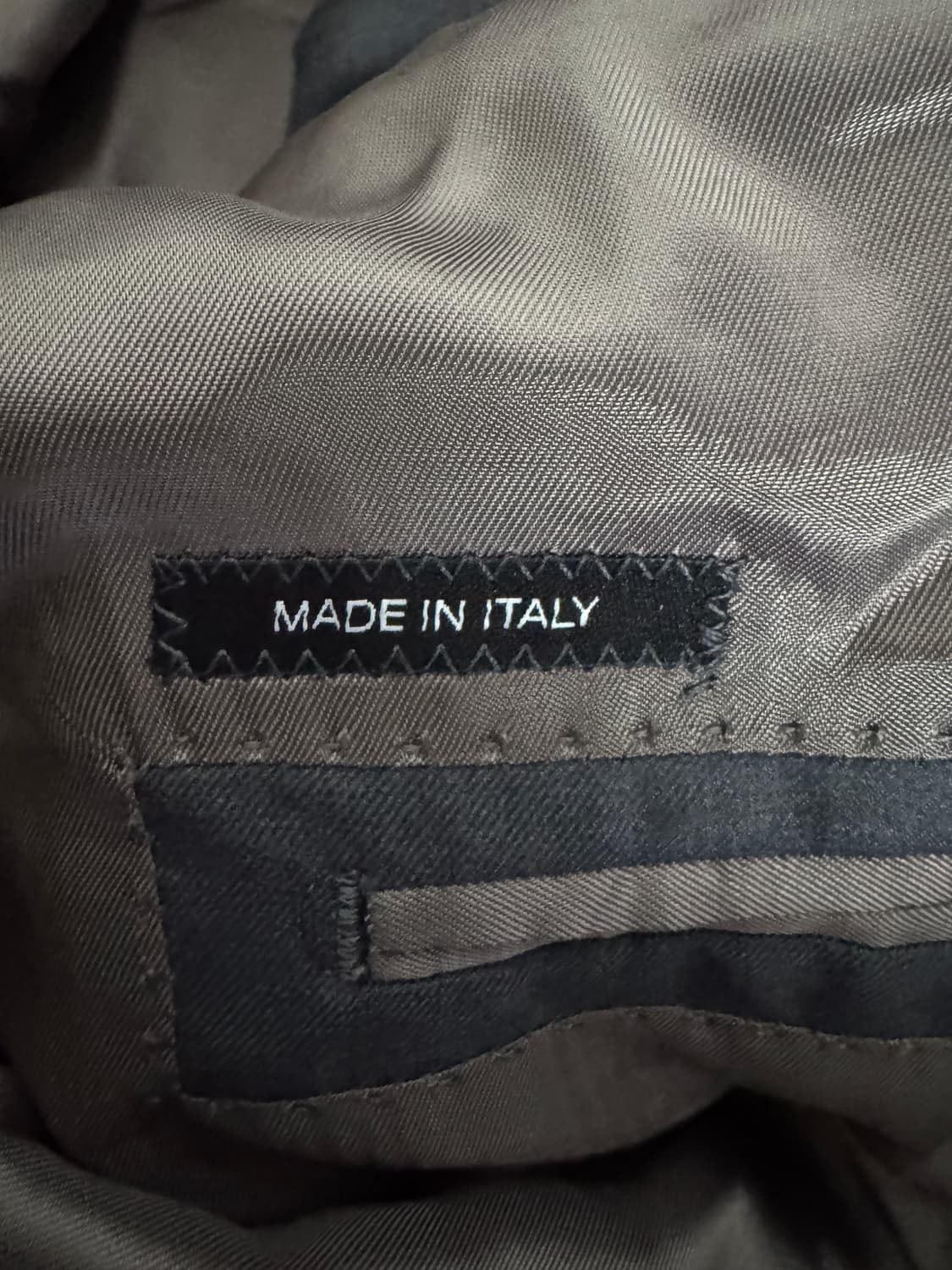 정품라벨! 듀퐁 S.T.Dupont 정장 울 자켓 48 M 그레이 상품이미지3