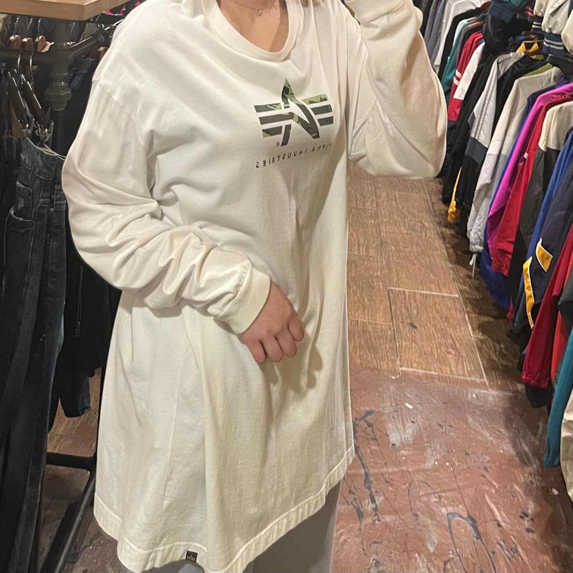 [HI] 알파 긴팔 티셔츠 상품이미지3