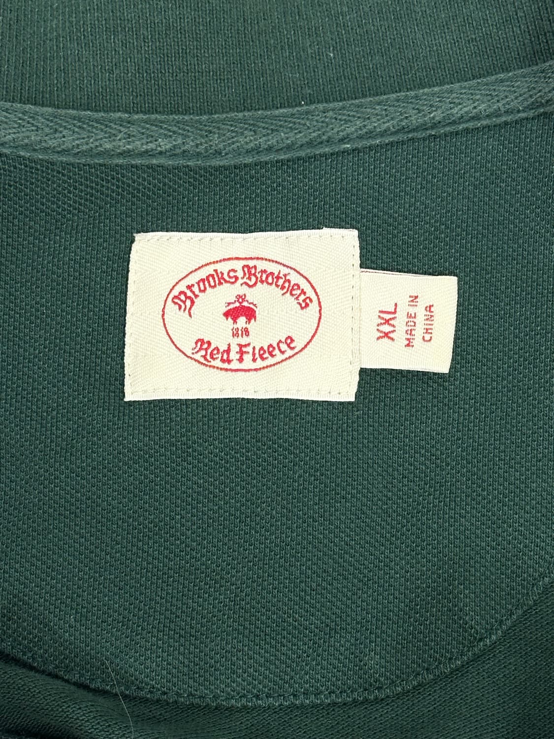 빈티지 그린 카라 오버핏 반발티 XXL 상품이미지7