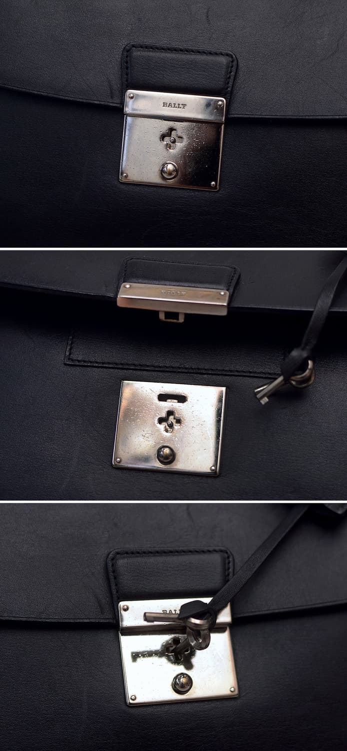 발리 (BALLY) 로아노 클래식 패드락 베지터블 레더 플랩 숄더백 상품이미지8
