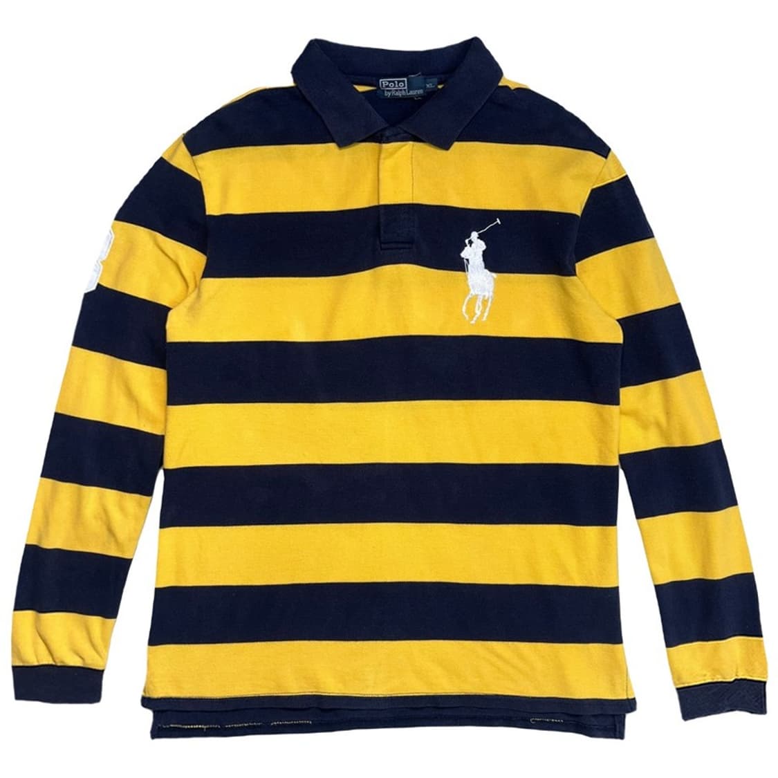 POLO BY RALPH LAUREN 스트라이프 롱슬리브 옐로우 XL 상품이미지1