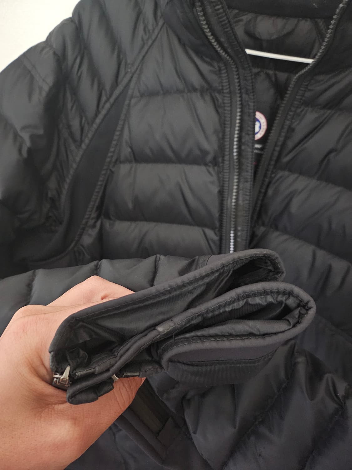 캐나다구스 hybridge percent 패딩 블랙 L 상품이미지9