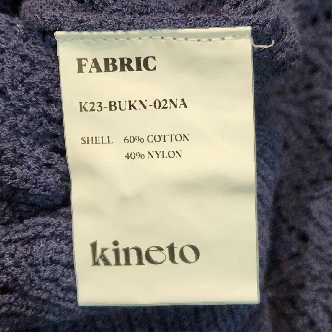 Kineto 니트 반팔 셔츠 네이비 (M) 상품이미지3