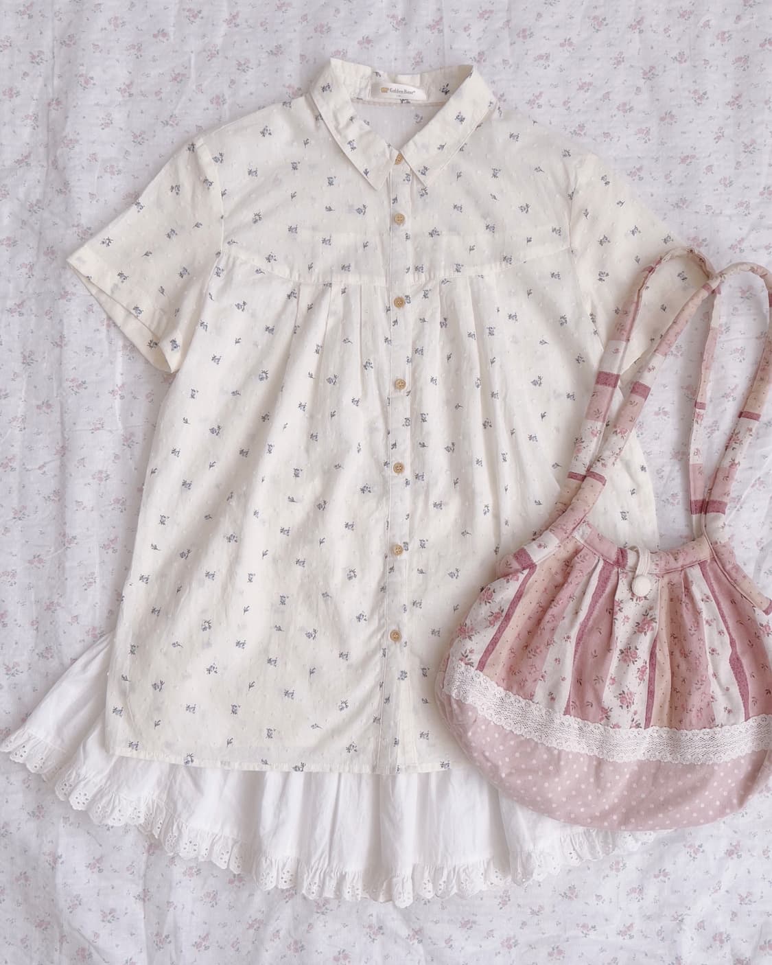 잔꽃 블라우스 상품이미지1