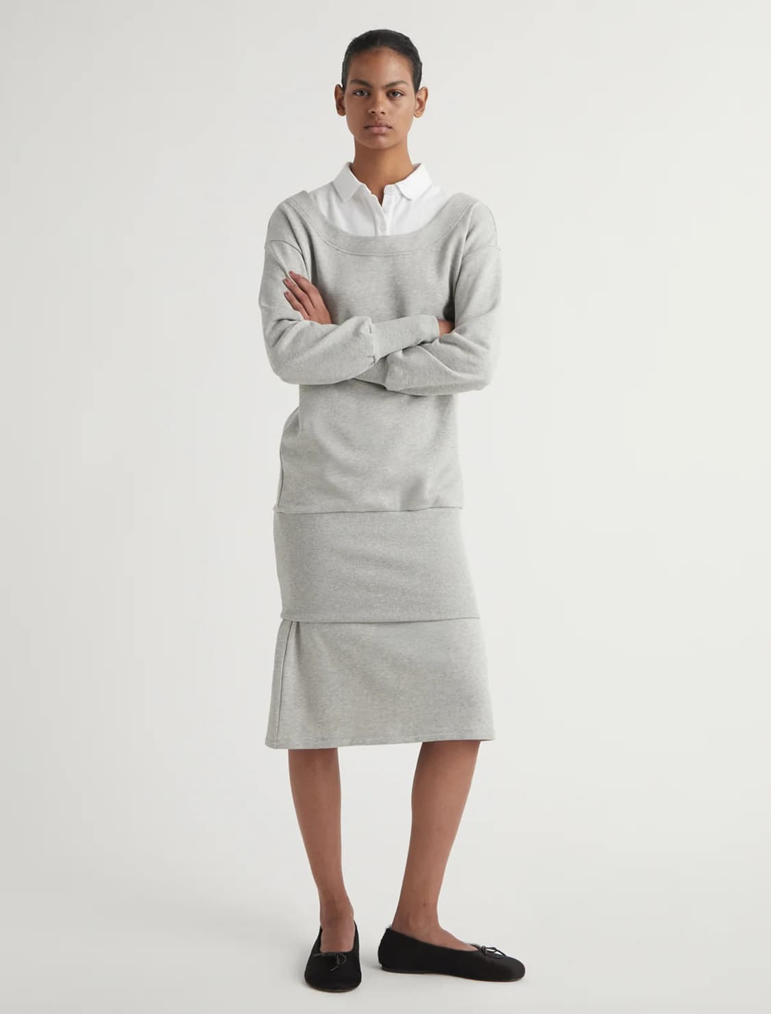 (S,M) 팔로마울 no2819 Belda 원피스 / 그레이 상품이미지2