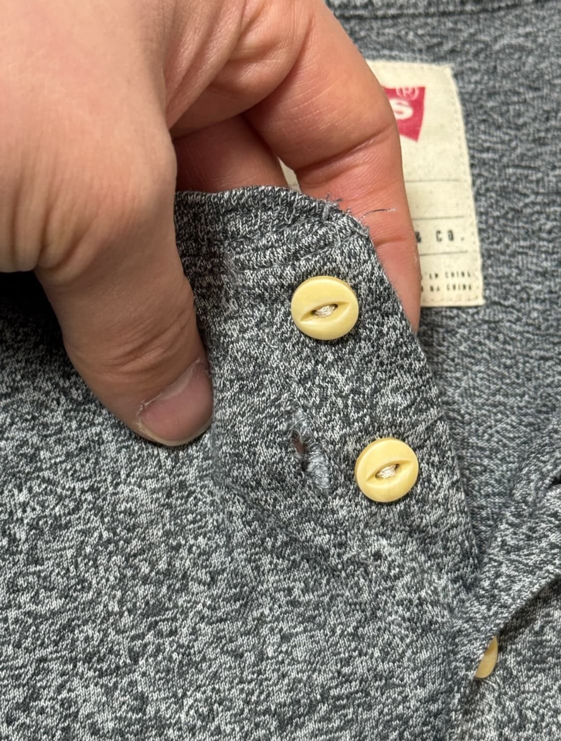 리바이스 빈티지 헨리넥 슬리브 L 상품이미지5