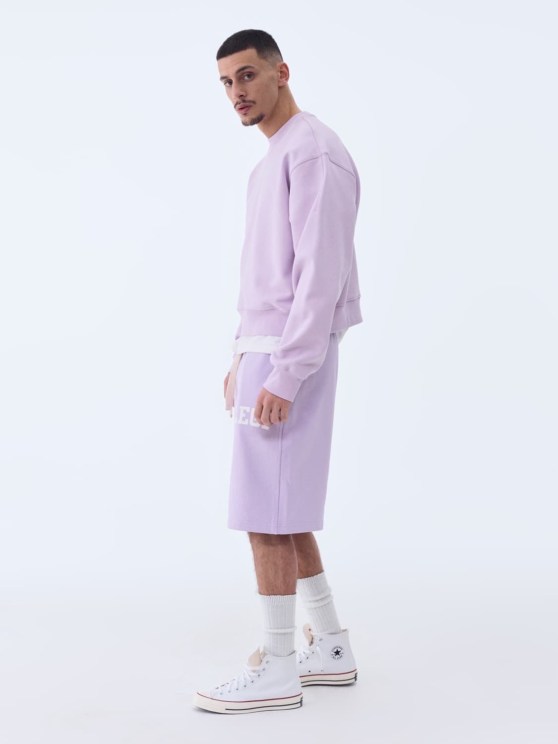 (L) 렉토 크루넥 스웻셔츠 맨투맨 라벤더 상품이미지6