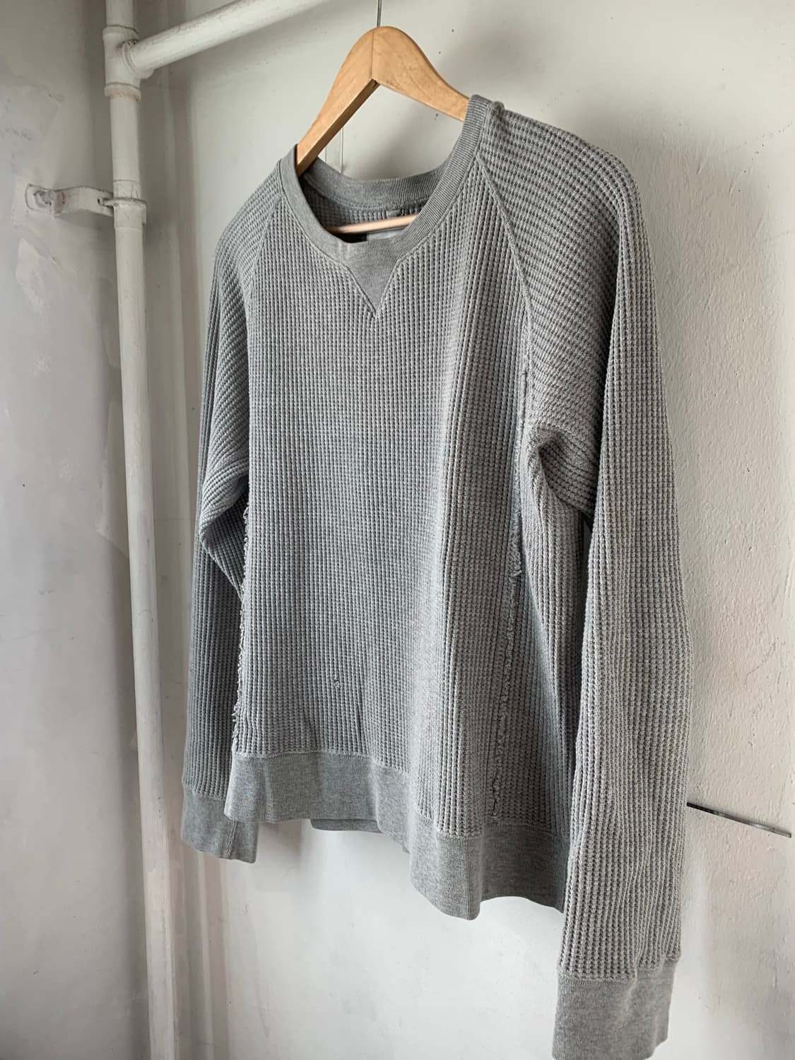 soloist waffle thermal crewneck 48size 상품이미지3