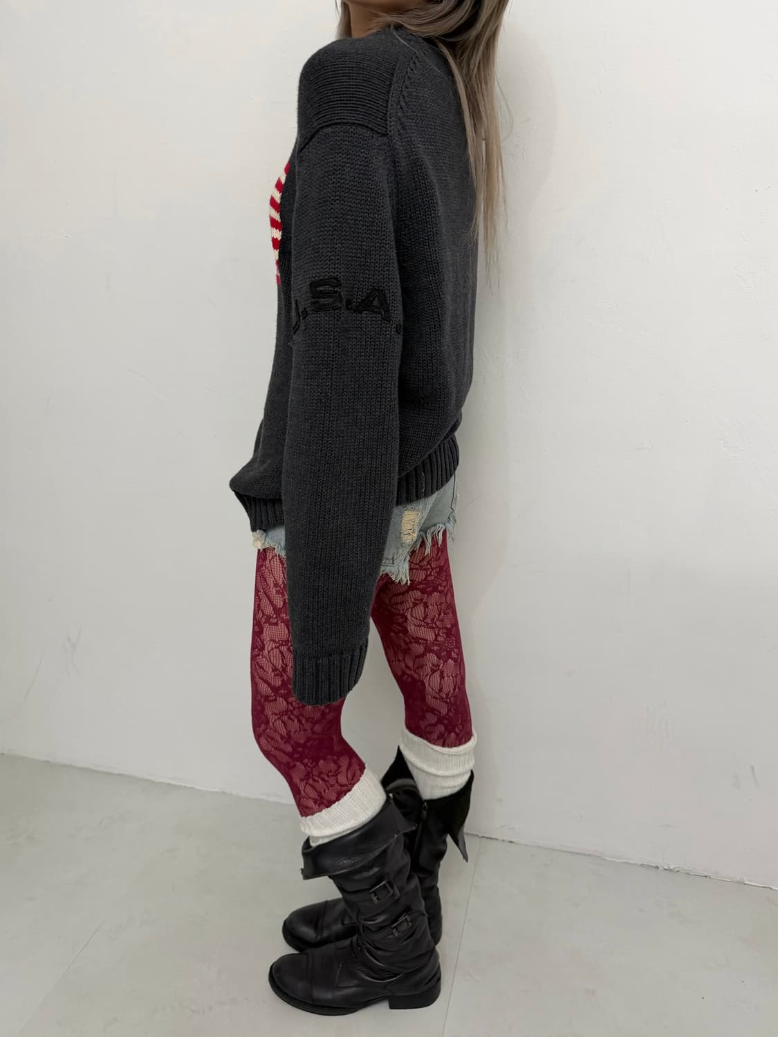 폴로 진스 성조기 니트 상품이미지4