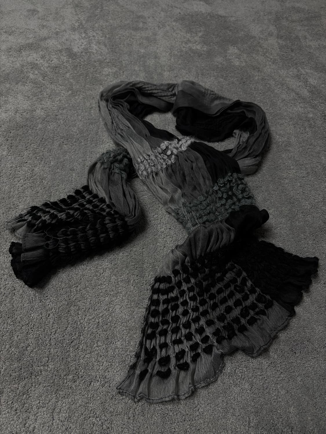 Vintage vkei punk mood scarf muffler 상품이미지2