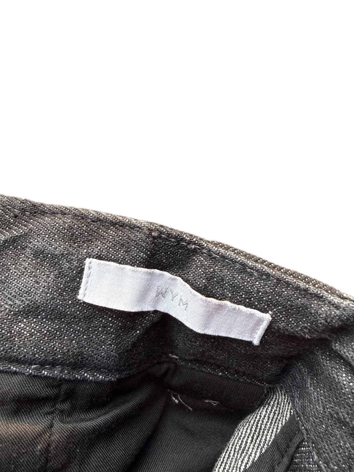 WYM 블랙 데님팬츠 33in 상품이미지6