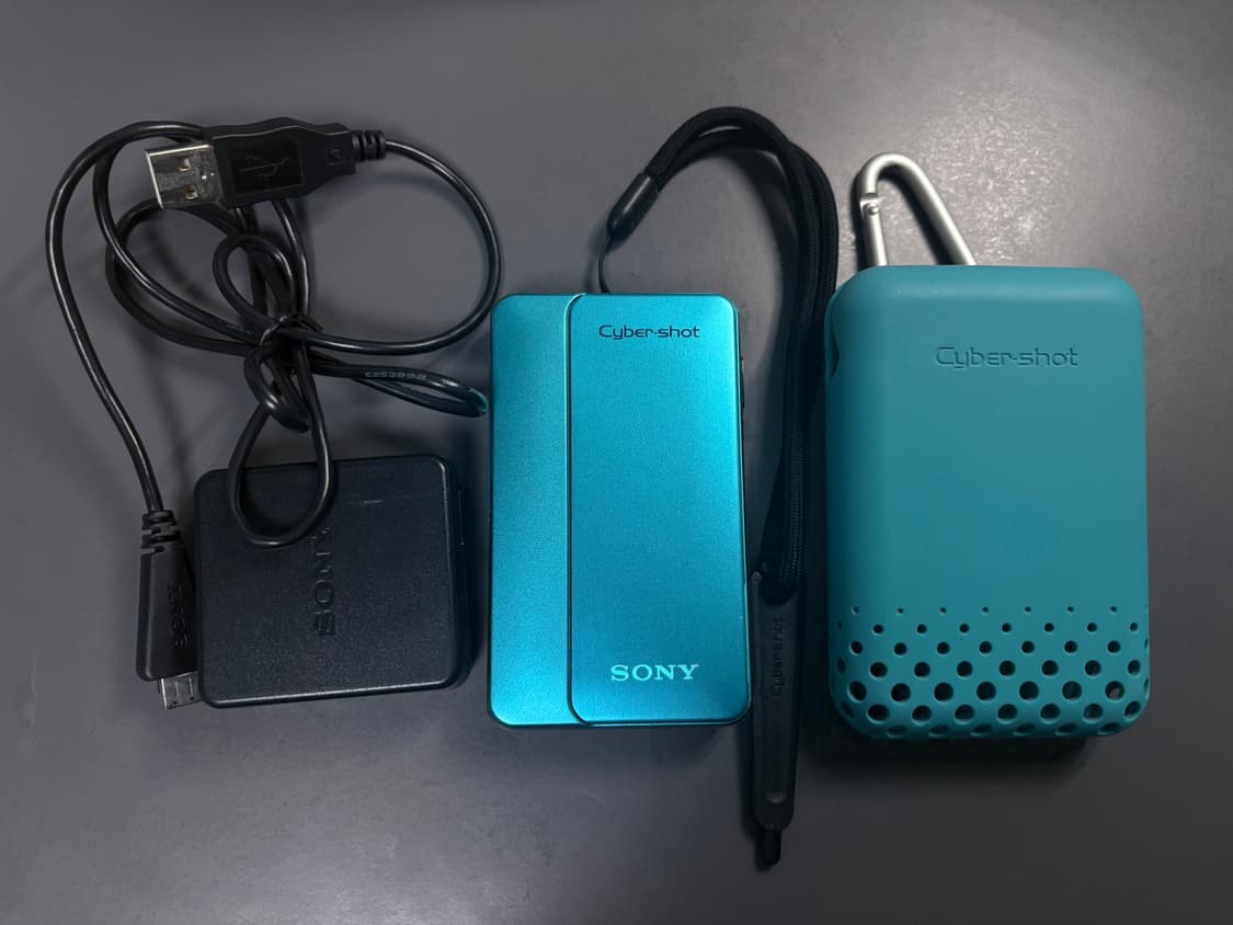 (방수,프리쿠라)소니 사이버샷 디카 블루 dsc tx-10 상품이미지1