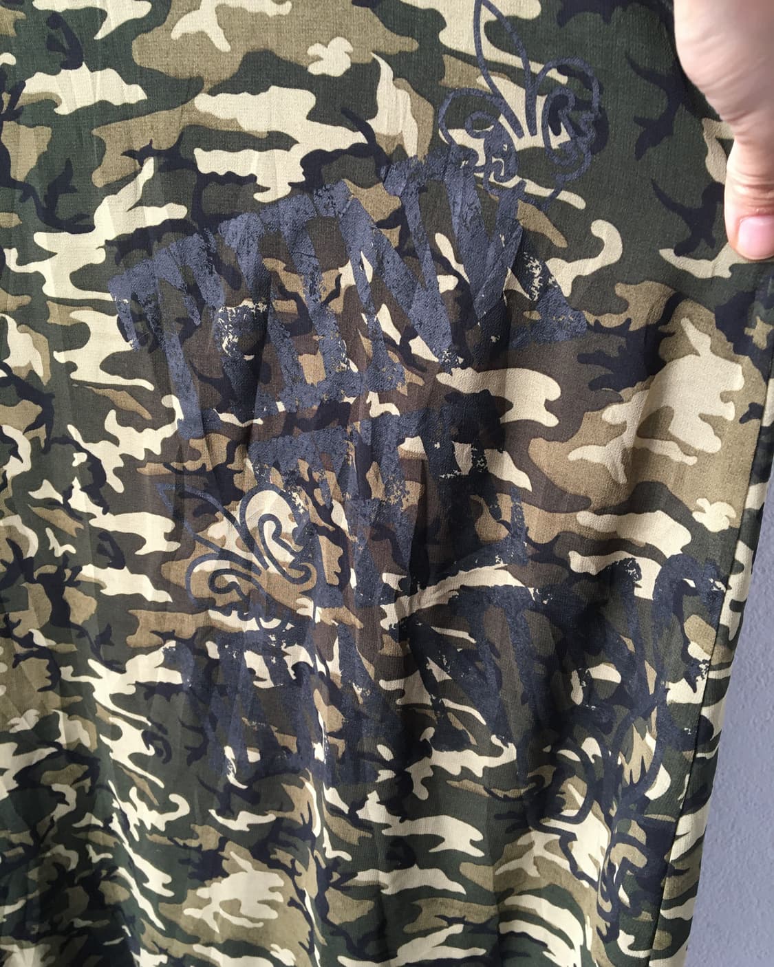 Camo pattern maxi onepiece 상품이미지6