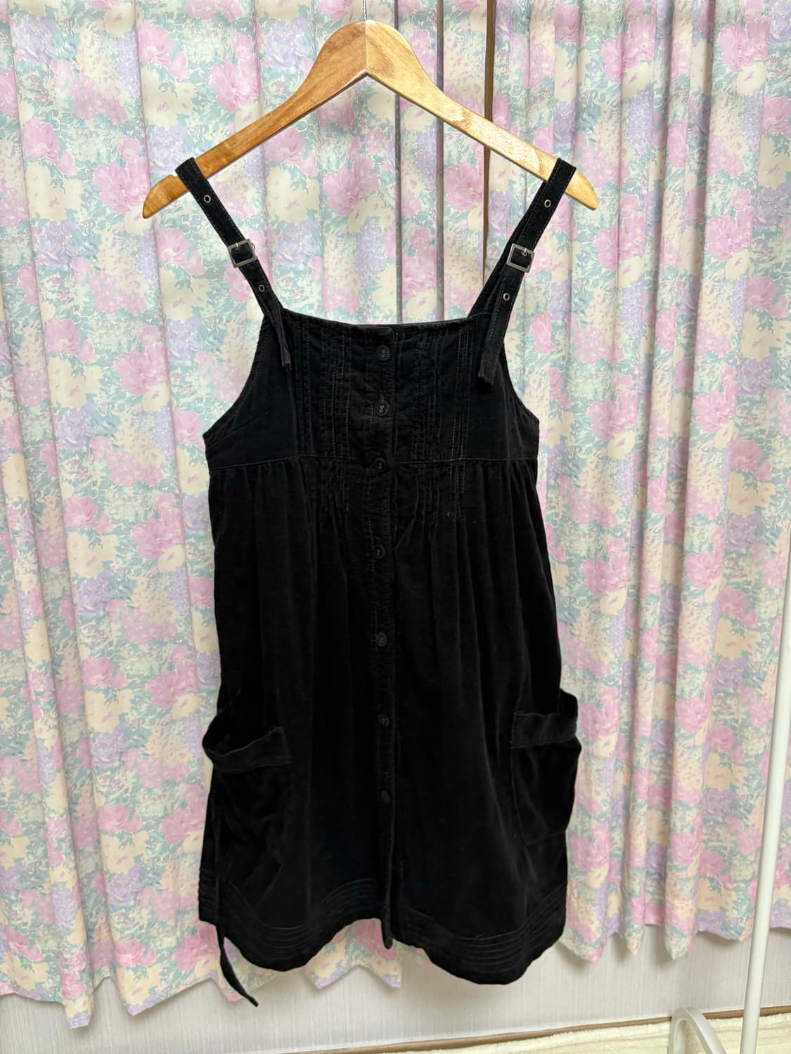 블랙 코듀로이 원피스 상품이미지6