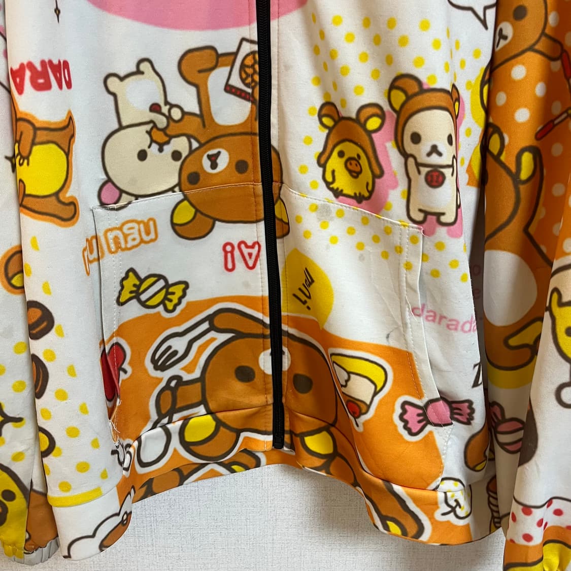 리락쿠마 후드집업 상품이미지2