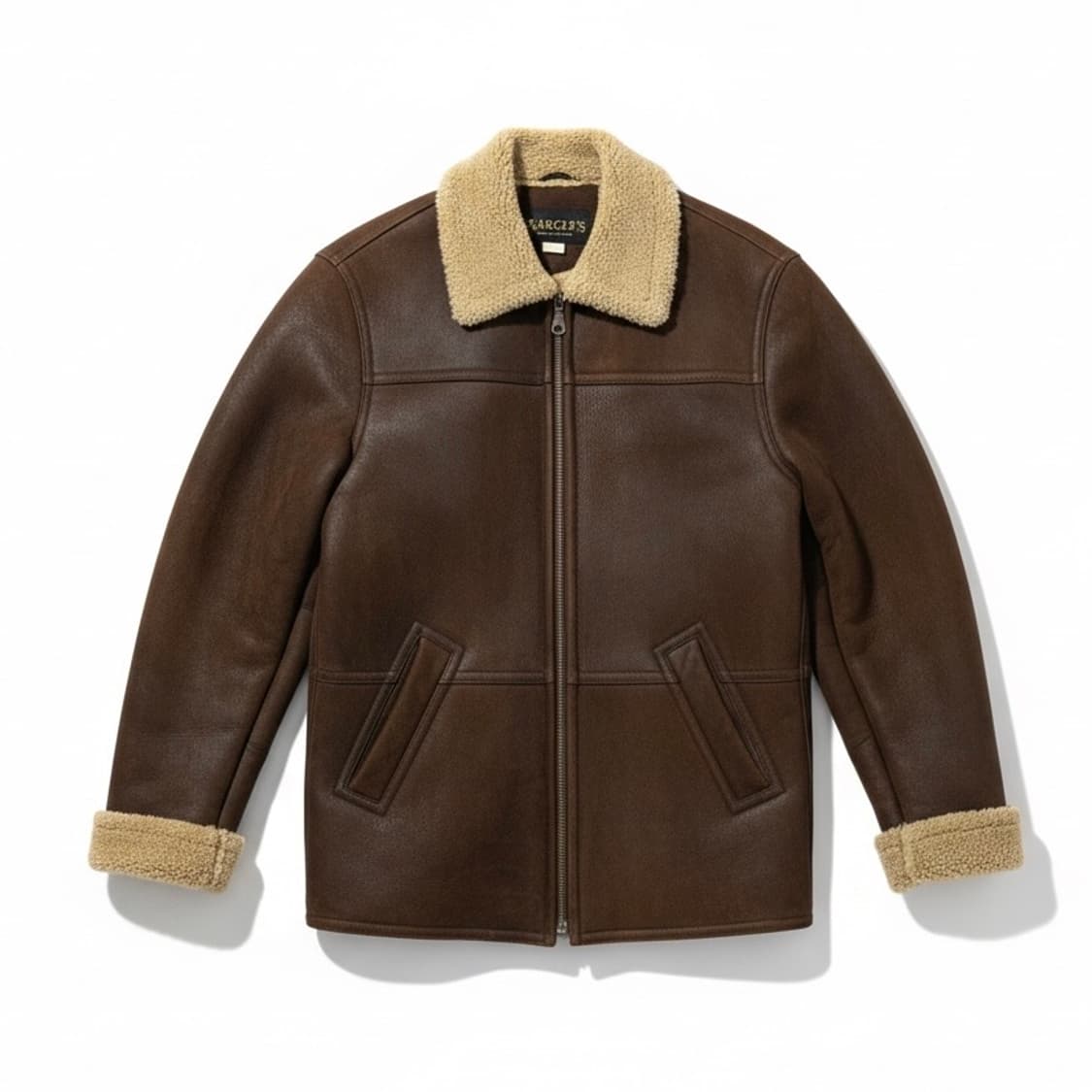 90s 빈티지 무스탕 블루종 점퍼 XL 상품이미지1