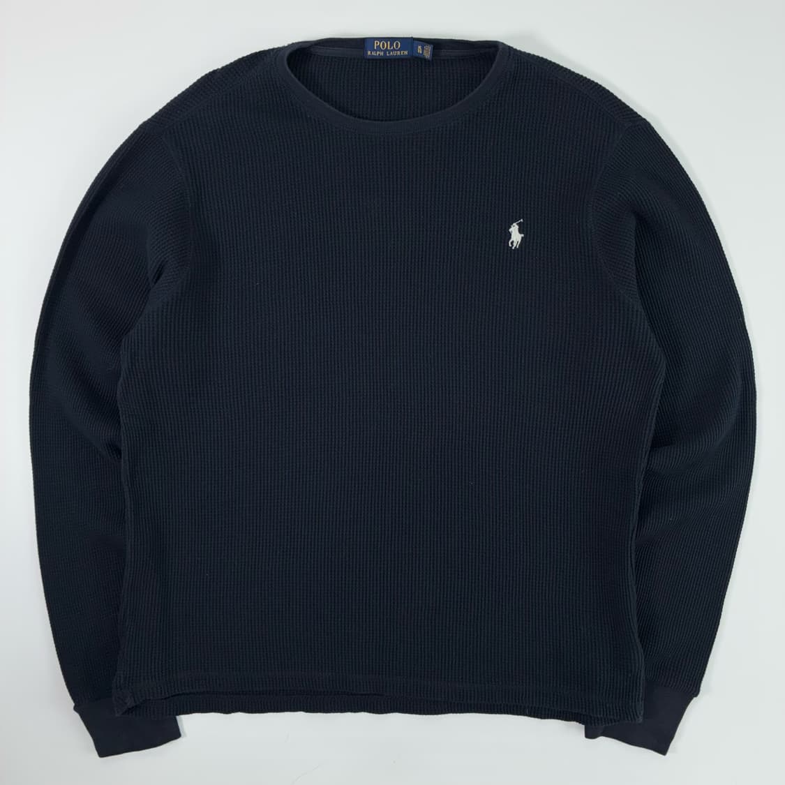 Polo  폴로 랄프로렌 자수 코튼 네이비 와플니트  상품이미지1