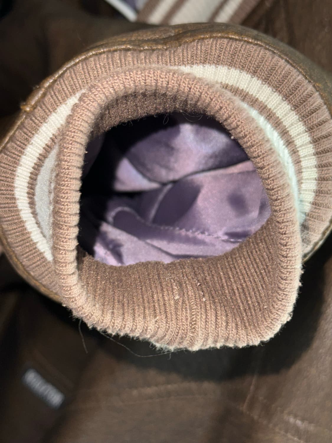 스컬프터 비건레더 스타디움자켓 바시티자켓 s사이즈 상품이미지4